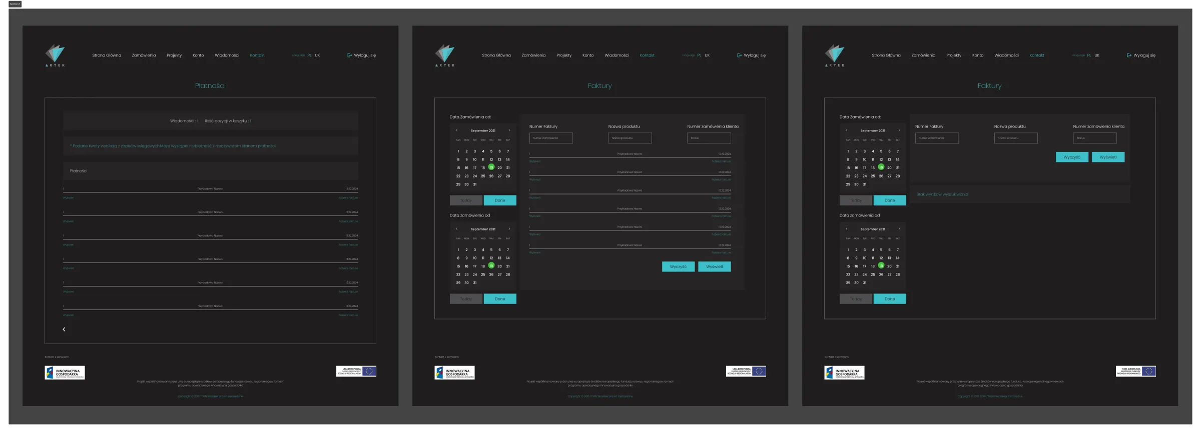 Flow — Management panel