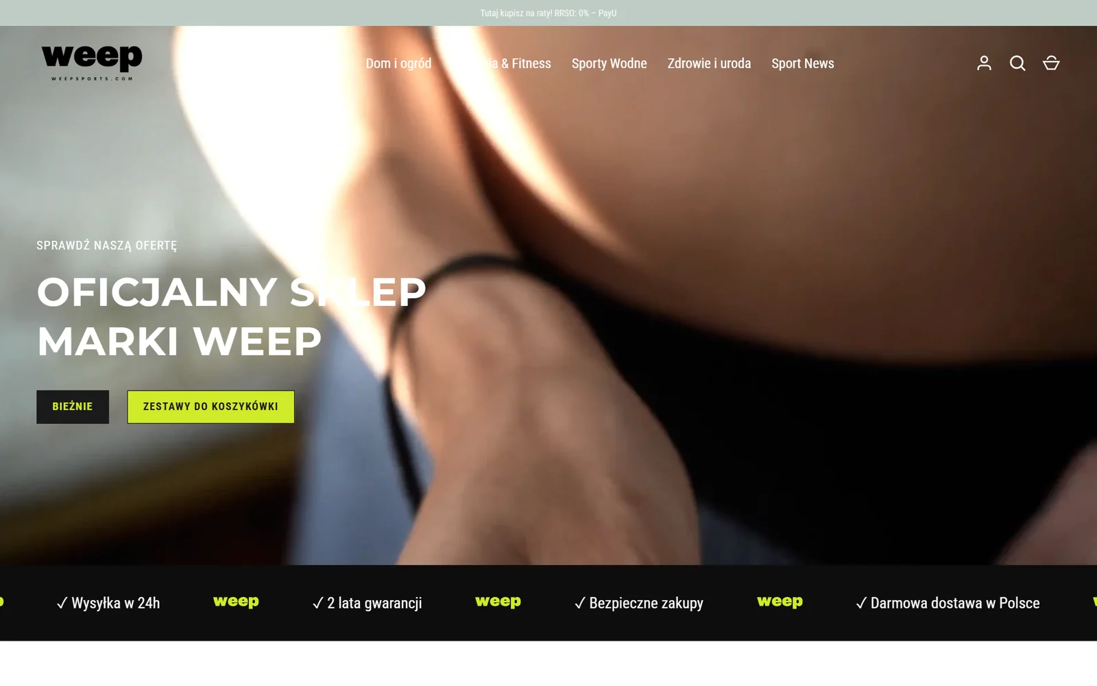 Sklep sportowy — WeepSports